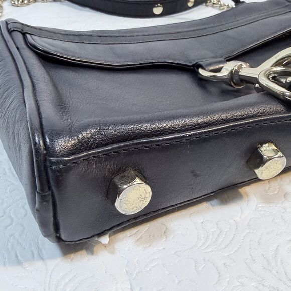 Rebecca Minkoff Mini MAC Black Leather Crossbody - Picture 5 of 14